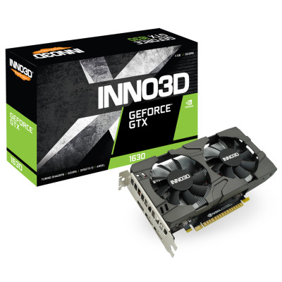 Відеокарта GeForce GTX1630 Inno3D Twin X2 OC, 4GB GDDR6, 64bit, PCI Express