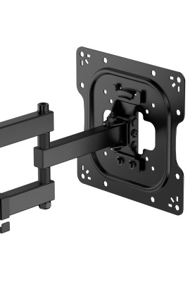 Кронштейн для ТВ AGN AGN43-222P з поворотом/два коліна/23"-43"/30 кг/max.VESA 200x200/Black