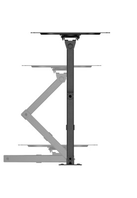 Кронштейн для ТВ AGN AGN43-222P з поворотом/два коліна/23"-43"/30 кг/max.VESA 200x200/Black