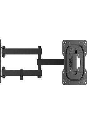 Кронштейн для ТВ AGN AGN43-222P з поворотом/два коліна/23"-43"/30 кг/max.VESA 200x200/Black