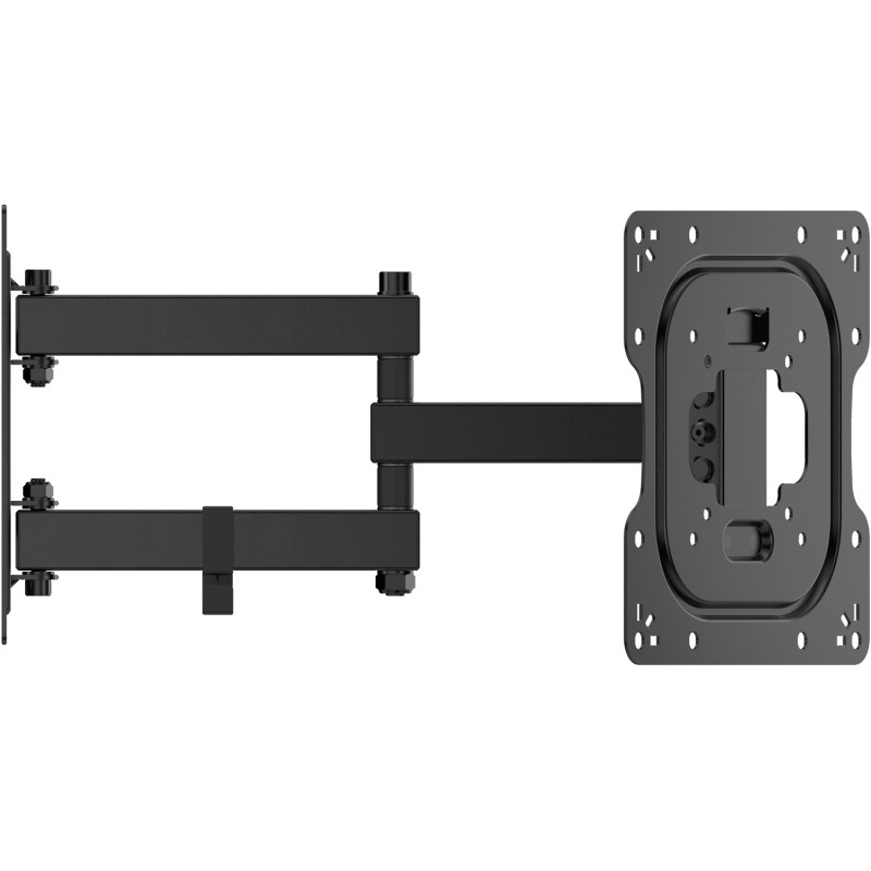 Кронштейн для ТВ AGN AGN43-222P з поворотом/два коліна/23"-43"/30 кг/max.VESA 200x200/Black