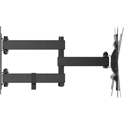 Кронштейн для ТВ AGN AGN43-222P з поворотом/два коліна/23"-43"/30 кг/max.VESA 200x200/Black