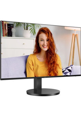 TFT 27" AOC Q27B3CF2, QHD, IPS, 100Гц, 1 мс, HDMI, USB-C, USB-hub, HAS, колонки, чорний