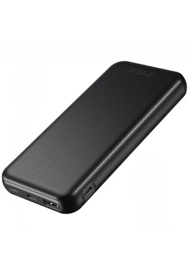 УМБ Choetech 10000mAh, 18W PD QC3.0, USB-C In/out, USB-A Li-pol чорна
