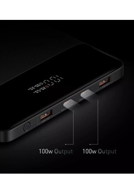 УМБ Baseus Blade 20000mAh 100W,2xUSB-A,2xType-C, PD,QC4.0 Black