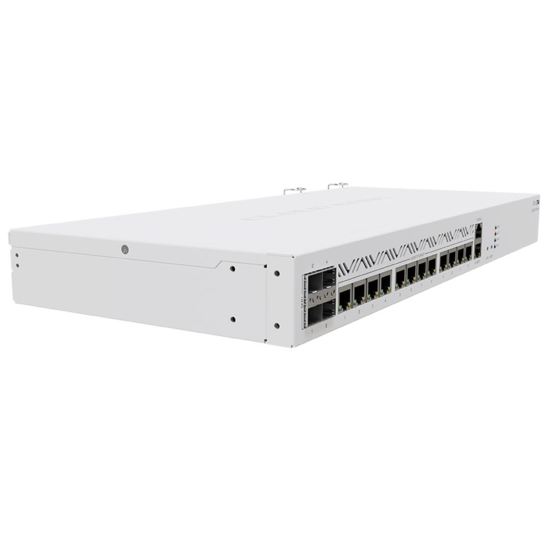 Маршрутизатор Mikrotik CCR2116-12G-4S+, 13xGbit LAN, M.2 PCIe slot, RouterOS L6, 1U RM case, Dual PS