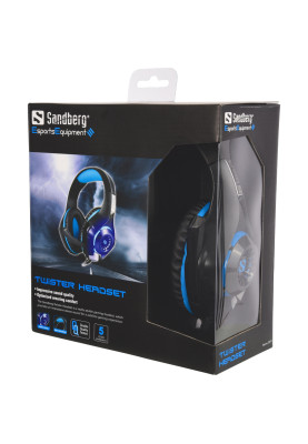 Ігрова гарнітура Sandberg Twister Headset Led Black