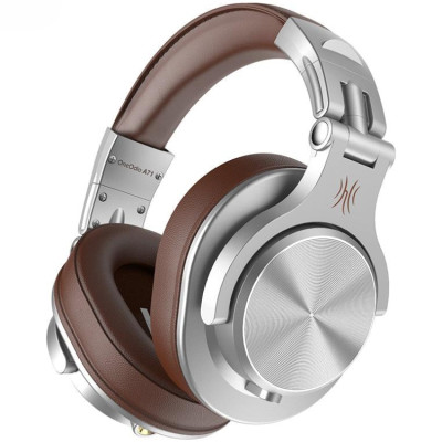 Гарнітура OneOdio A71, 3,5мм/6,35мм, Silver Brown