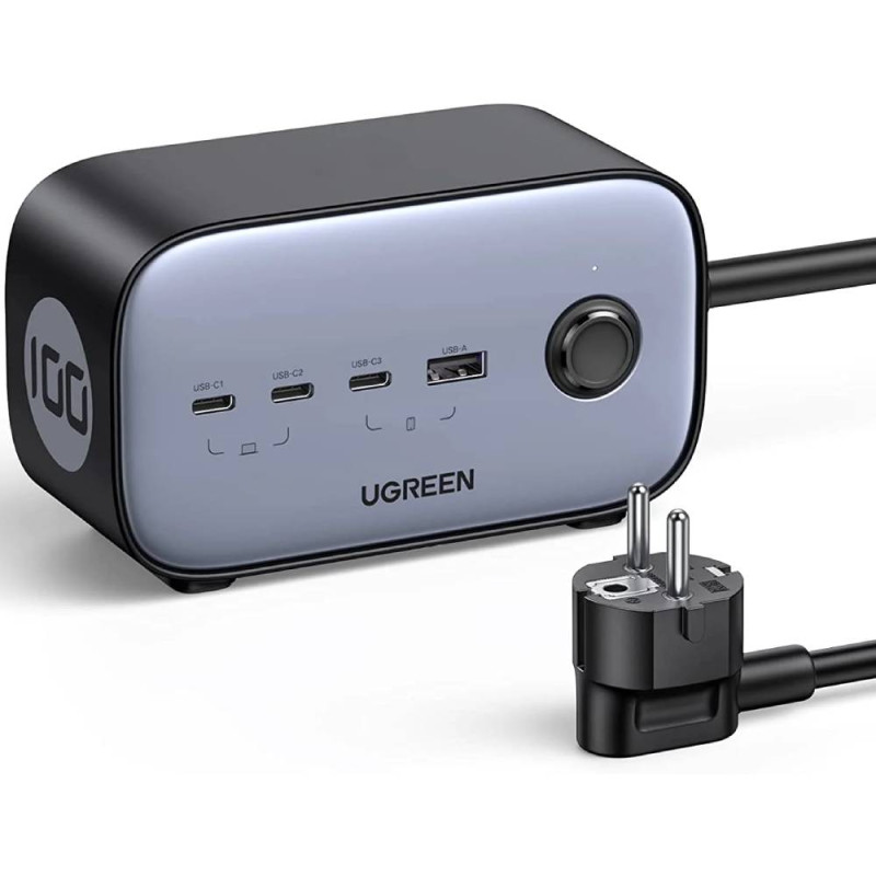 Зарядний пристрій 4xUSB 100W Nexode Pro (3хUSB-C+USB-A+2хSchuko) CD270 Ugreen