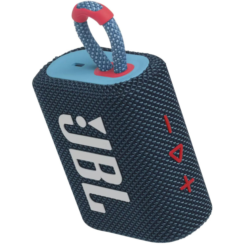 Акустична система JBL Go 3 Blue Coral (JBLGO3BLUP)