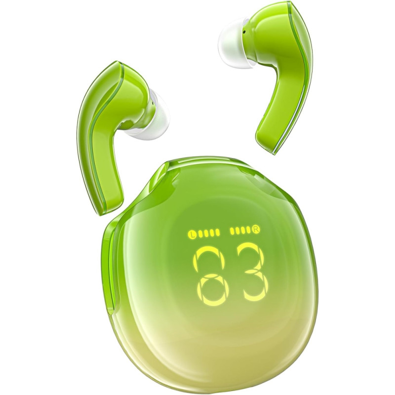 Навушники TWS Acefast T9 avocado green