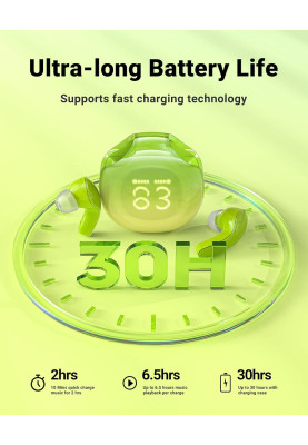 Навушники TWS Acefast T9 avocado green