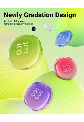 Навушники TWS Acefast T9 avocado green