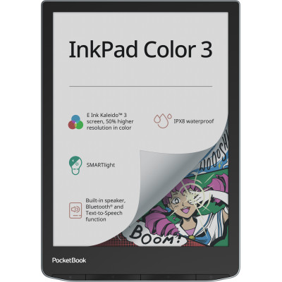 Електронна книжка PocketBook InkPad Color 3 (PB743K3), IPX8, Stormy Sea