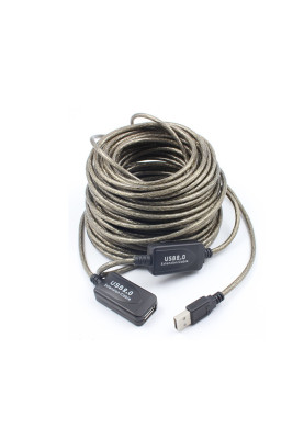 Кабель USB AM-AF (продовжувач), 20.0 м, активний