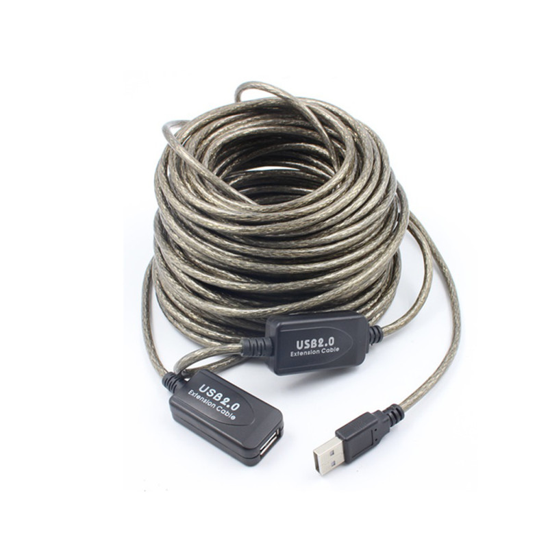 Кабель продовжувач USB 2.0 AM-AF, 20.0 м, активний