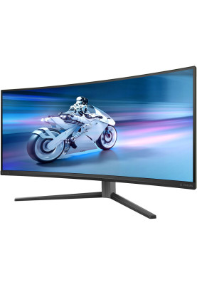 TFT 34" Philips 34M2C6500, QD-OLED, 175hz, вигн, WQHD, 2xHDMI, DP, USB-hub, HAS, cинювато-сірий
