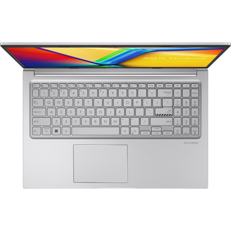Ноутбук ASUS Vivobook 15 15.6"FHD IPS/i5-1235U/16/1TB SSD/Intel Iris Xe/DOS/Silver (X1504ZA-BQ531)