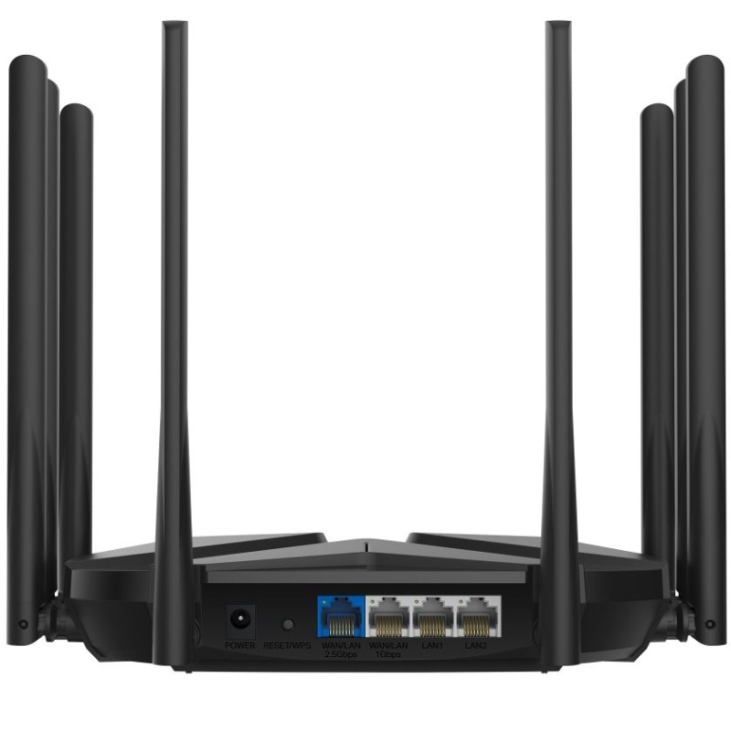 Маршрутизатор Mercusys MR90X, AX6000 1x2.5GE WAN/LAN 1xGE WAN\LAN 2xGE LAN MU-MIMO OFDMA