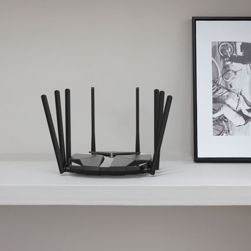 Маршрутизатор Mercusys MR90X, AX6000 1x2.5GE WAN/LAN 1xGE WAN\LAN 2xGE LAN MU-MIMO OFDMA