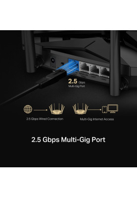 Маршрутизатор Mercusys MR90X, AX6000 1x2.5GE WAN/LAN 1xGE WAN\LAN 2xGE LAN MU-MIMO OFDMA