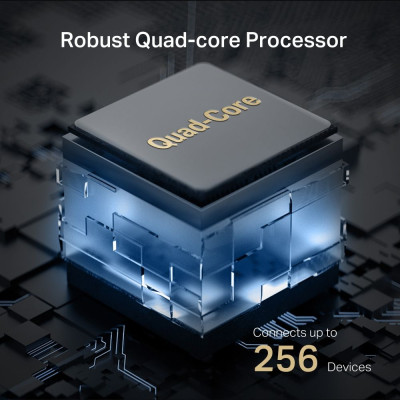 Маршрутизатор Mercusys MR90X, AX6000 1x2.5GE WAN/LAN 1xGE WAN\LAN 2xGE LAN MU-MIMO OFDMA