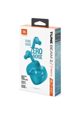 Навушники TWS JBL Tune Beam 2 Turquoise JBLTBEAM2TQE