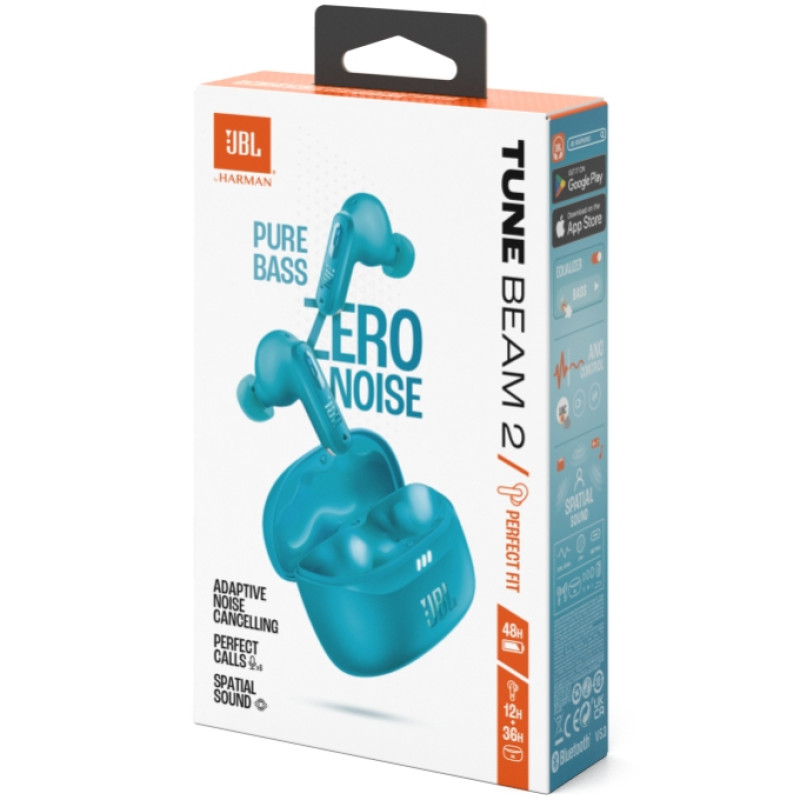 Навушники TWS JBL Tune Beam 2 Turquoise JBLTBEAM2TQE