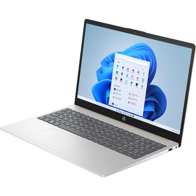 Ноутбук HP 15-fd0044ua 15.6" FHD IPS, 250n/N200 (3.7)/8Gb/SSD256Gb/Int UHD/Підсв/W11H6 SL/Золотистий (832V1EA)