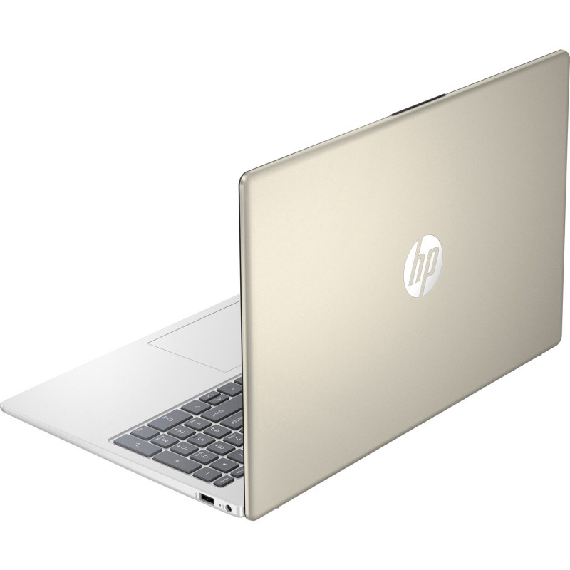 Ноутбук HP 15-fd0044ua 15.6" FHD IPS, 250n/Intel N200 (3.7)/8Gb/SSD256Gb/Int UHD/Підсв/W11H6/Золотистий (832V1EA)