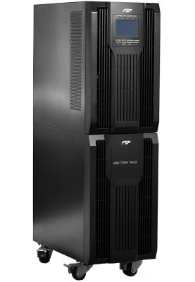 ДБЖ FSP Champ 6 kVA, Tower, Schuko (CH-1106TS), 6000VA/5400W, Online