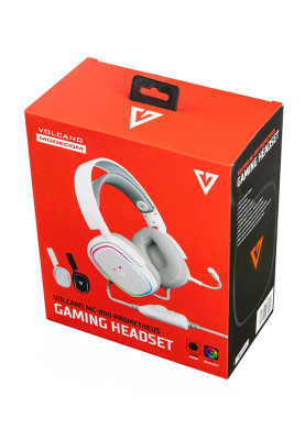 Ігрова гарнітура Modecom Volcano RGB Prometheus 7.1 White USB