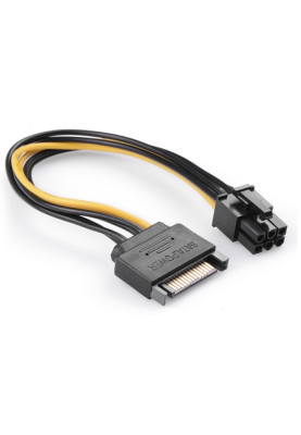 Кабель живлення для відеокарти  6-pin to SATA Male