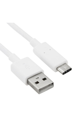 Кабель USB AM-Type-C M, 1.0м, білий
