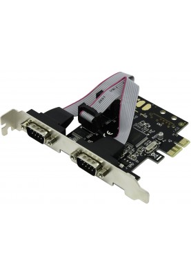 PCI-E Контролер 2xCOM (RS232), чипсет Moschip 9922, RTL