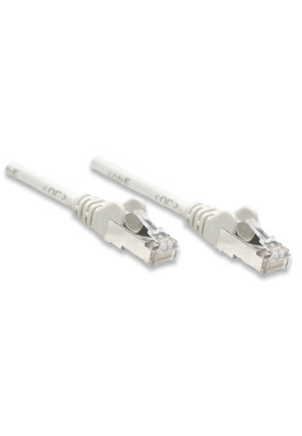 Патчкорд FTP Cat.5e ( 0.5м сірий), Intellinet, Біметал, ССА