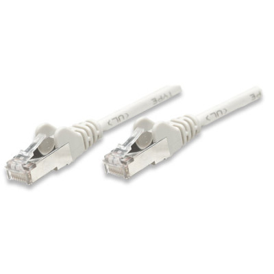 Патчкорд FTP Cat.5e ( 1.0м сірий), Intellinet, Біметал, ССА