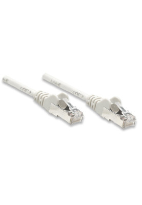 Патчкорд FTP Cat.5e ( 1.0м сірий), Intellinet, Біметал, ССА