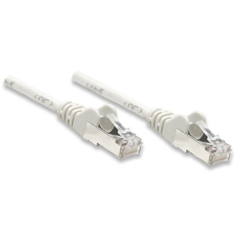 Патчкорд FTP Cat.5e ( 1.0м сірий), Intellinet, Біметал, ССА
