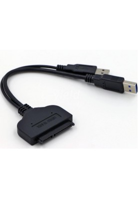 Перехідник USB 3.0 --> SATA III 2.5" 7+15pin OEM