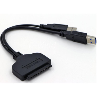 Перехідник USB 3.0 Type-A --> SATA III 2.5` 7+15pin OEM