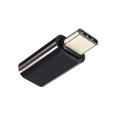 Перехідник USB3.1 Type-C  --> Micro USB (OTG) чорний