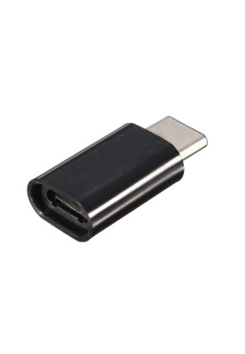 Перехідник USB3.1 Type-C  --> Micro USB (OTG) чорний