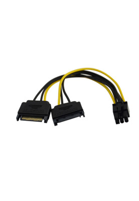 Кабель живлення для відеокарти  6pin Male-2хSATA Male