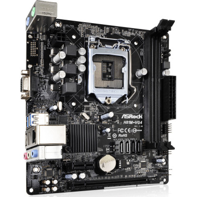 ASRock H81M-VG4 R3.0/REF (1150/H81, 2xDDR3, 1xPCIex16, VGA,2xSATAIII, 2xSATAII,GLan, 7.1ch, mATX)