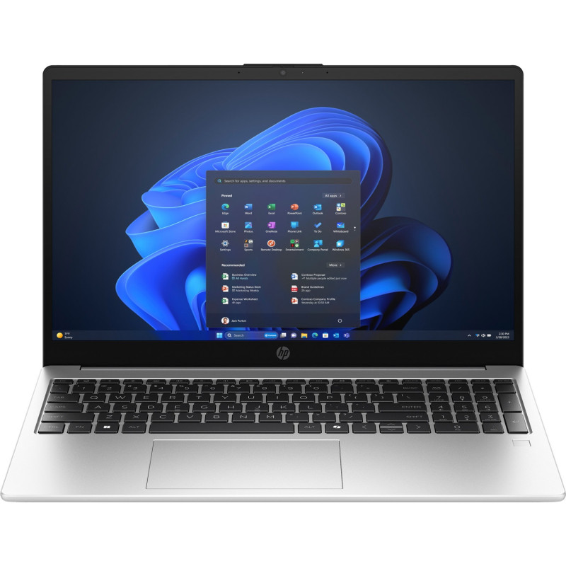 Ноутбук HP 255R G10 15.6" FHD IPS, 300n/Ryzen 3-7335U (4.3)/16Gb/SSD512Gb/Radeon/DOS/3y.w/Сріблястий (AD1U6ET)