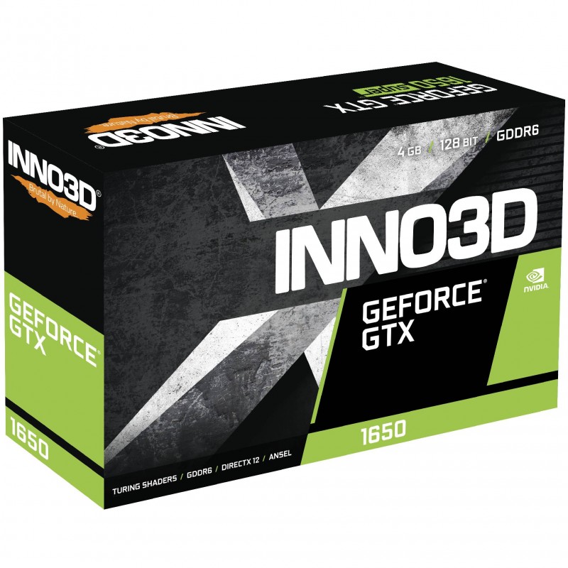 GeForce GTX1650 Inno3D Twin X2 OC V3, 4GB GDDR6 128bit