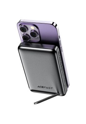 УМБ Acefast Magnetic Wireless 10000mAh 20W  PD,QC 3.0, QI 20W M6 Black