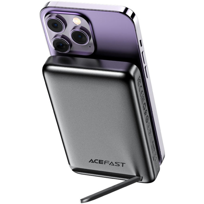 УМБ Acefast Magnetic Wireless 10000mAh 20W  PD,QC 3.0, QI 20W M6 Black