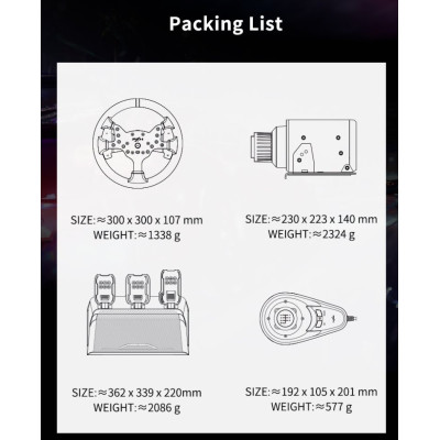 Кермо з педалями та коробкою передач PXN-V99 Bundle for PS4/XBOX/Xbox Series X|S/PC Кермо з педалями та коробкою передач PXN-V99 Bundle for PS4/XBOX/Xbox Series X|S/PC